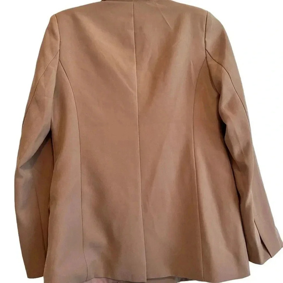 7 for all mankind, blush/nude double breasted blazer - Picture 2 of 7